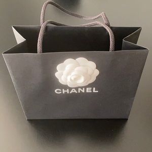 Chanel Gift Black & White Camellia Bag